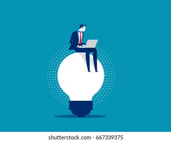 Business people. Concept business vector illustration. Character flat.