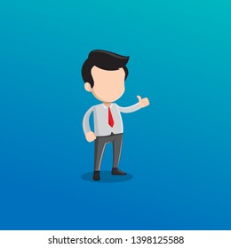 business people concept business young  thumb up