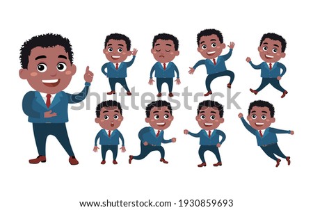 Business people with different poses