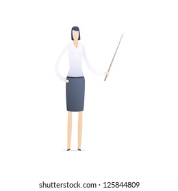 business people in different situations