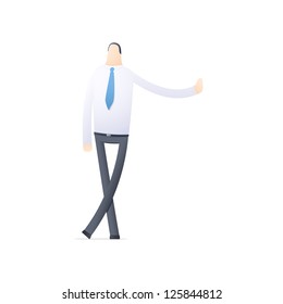 business people in different situations