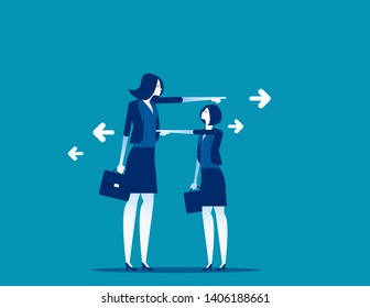 Business People Direction Vision Concept Business Stock Vector (Royalty ...