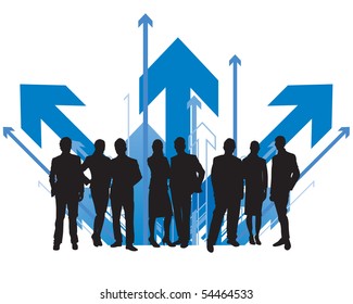business people directions