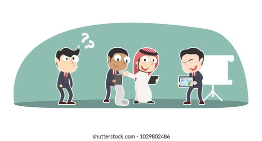 Business People Discussion