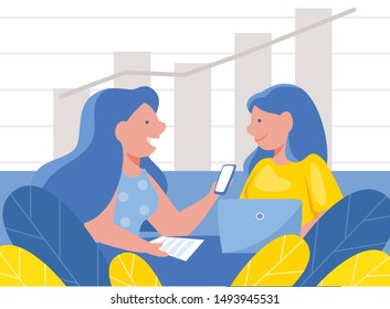 Business people drinking coffee and working in an outdoor cafe. Group of businessmen talking, hold meeting in cafe on business lunch or coffee break. Coworking space, workplace in restaurant