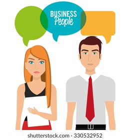 Business people and entrepreneur design, vector illustration. Business people and entrepreneur design, vector illustration.