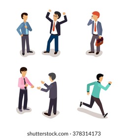 Business People. Everyday Life. Vector Illustartion Collection