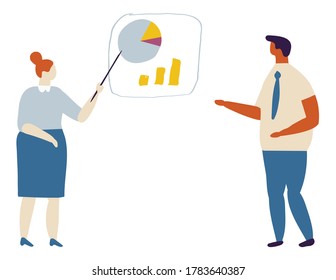 Business People Flat Character Flat Vector