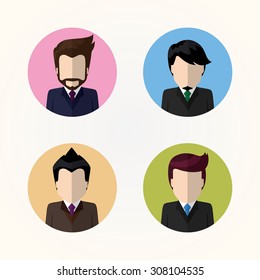 Business people Flat icons