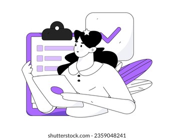 Ilustración de la operación de concepto de vectores planos para personas de negocios

