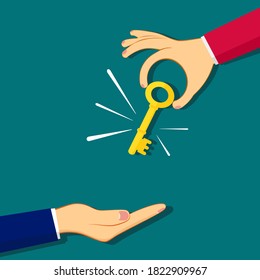Business people give. Concept of problem solving. vector