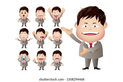 Business people group avatars characters