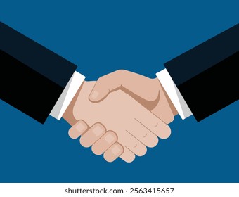 Business people hand shake for business deal, partnership of bonding in business, Shaking hands icon in dealing business of organization partnership