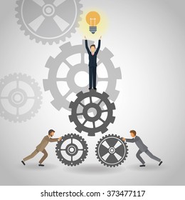 Business people icon design 