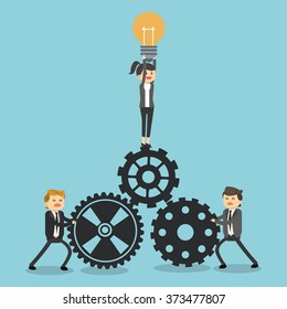 Business people icon design 