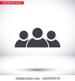 Business people icon. group of persons. people. Vector graphics. human icon work done for your use. 10 eps