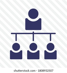 business people icon. isolated in striped background