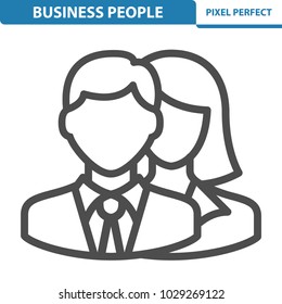 Business People Icon. Professional, pixel perfect icons optimized for both large and small resolutions. EPS 8 format. 12x size for preview.