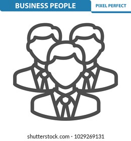 Business People Icon. Professional, pixel perfect icons optimized for both large and small resolutions. EPS 8 format. 12x size for preview.