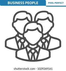 Business People Icon. Professional, pixel perfect icons optimized for both large and small resolutions. EPS 8 format. 12x size for preview.