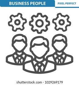 Business People Icon. Professional, pixel perfect icons optimized for both large and small resolutions. EPS 8 format. 12x size for preview.