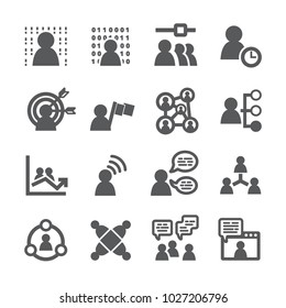 Business People icon set