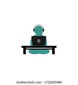 business people icon vector design isolated white