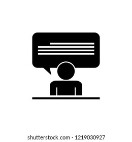 Business people icon vector editable
