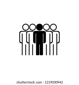 Business people icon vector editable