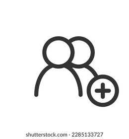 business people icon vector sign symbol graphic illustration, business people