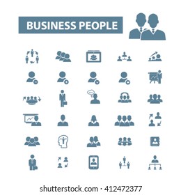 business people icons
