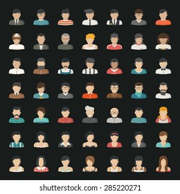Business and people icons  , eps10 vector format