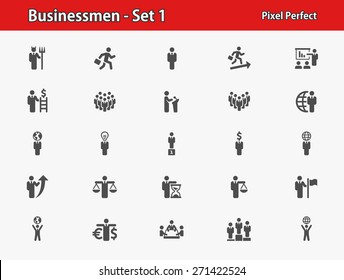 Business People Icons. Professional, pixel perfect icons optimized for both large and small resolutions. EPS 8 format.