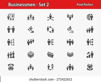 Business People Icons. Professional, pixel perfect icons optimized for both large and small resolutions. EPS 8 format.