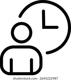 Business people line icon, Team work. Outline icon