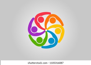 Business People Logo. Vector Design
