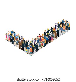 business people making check list symbol