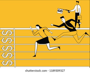 Man Running On Treadmill Sketch Stock Vector (royalty Free) 1646959798 