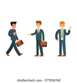 Business people man character vector illustration.