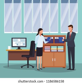 Business people at office