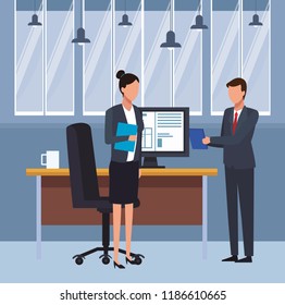 Business people at office