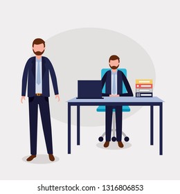 business people office