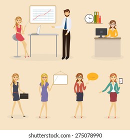 business people office
