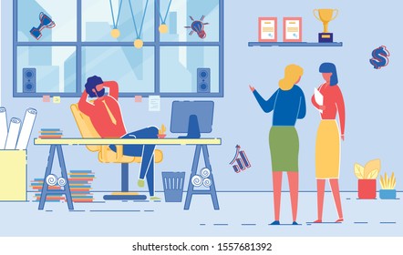 Business People Office Daily Routine. Working Day