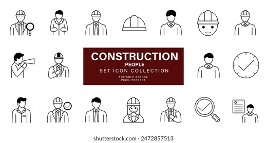 Business People person icon management and socializing persons silhouette icons vector set