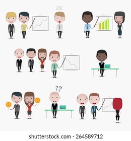 Business people: Presentations