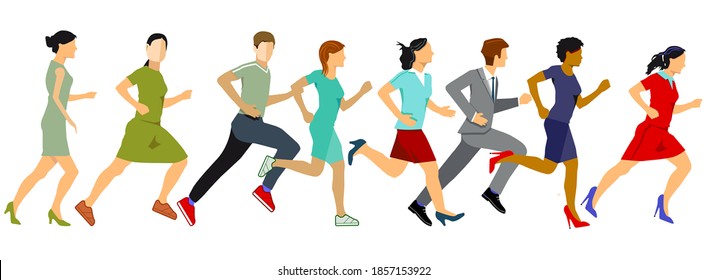 244 Joggers walking forward Images, Stock Photos & Vectors | Shutterstock