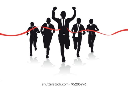 Business People Running