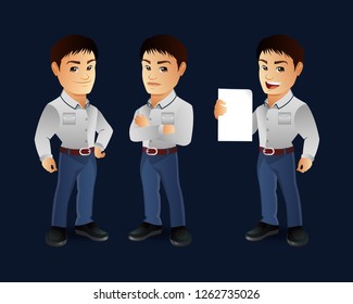 Business people set
