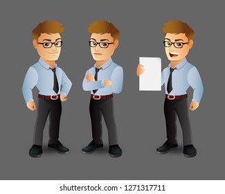 Business people set